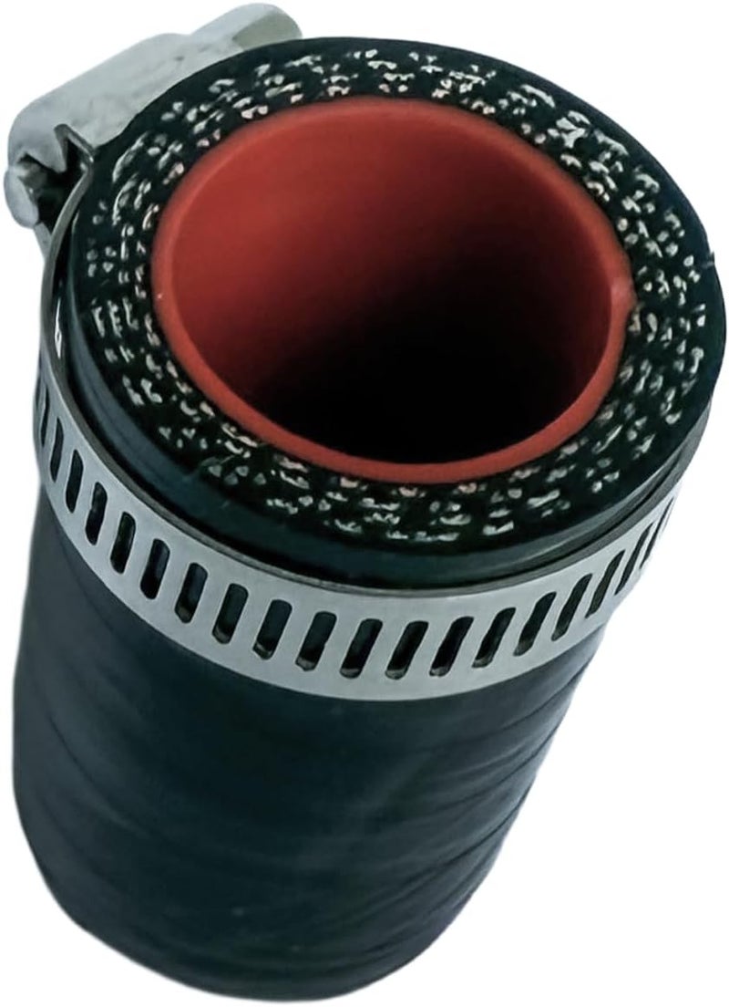 bekelan 3/4 Inch (19mm) ID Black High Temperature 4-ply Reinforced Silicone Hose Cap With Clamp,For Turbo Bypass Valve/Vacuum/Throttle Body Water Port/Heater Core/Fix Leak - Image 4